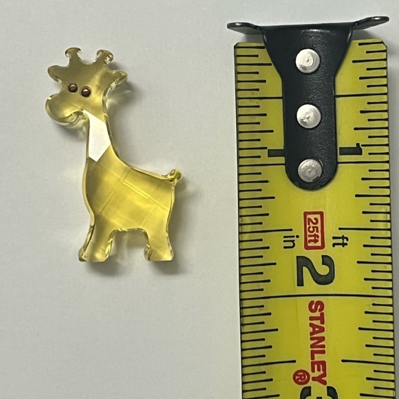 Swarovski Crystal Little Companions Yellow Faceted Gina Giraffe Retired Figurine - Picture 10 of 10